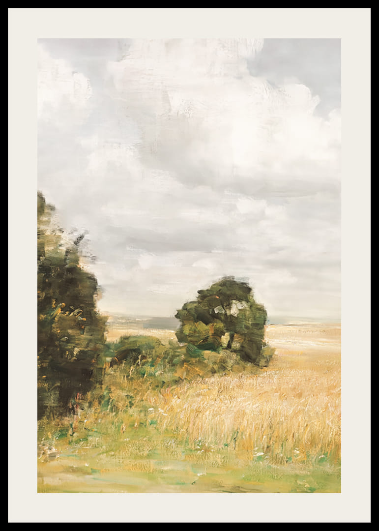 Landskab Med Udsigt Over Mark By Carl Holsøe-12