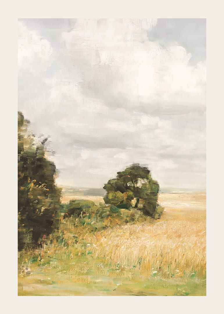 Landskab Med Udsigt Over Mark By Carl Holsøe-12