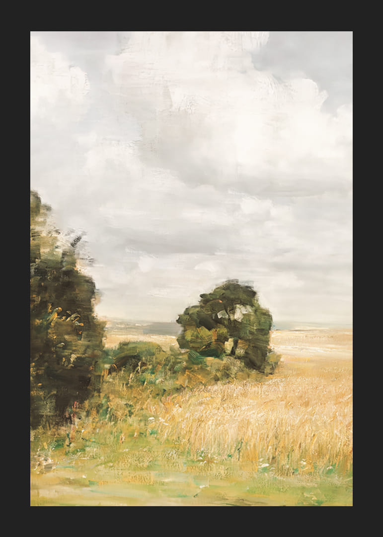 Landskab Med Udsigt Over Mark By Carl Holsøe-12