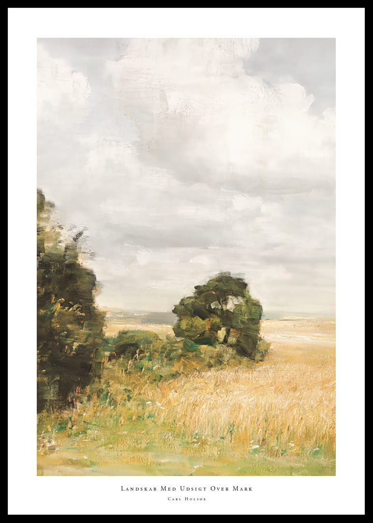 Landskab Med Udsigt Over Mark By Carl Holsøe-12