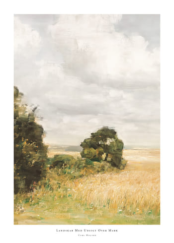 Poster Landskab Med Udsigt Over Mark By Carl Holsøe