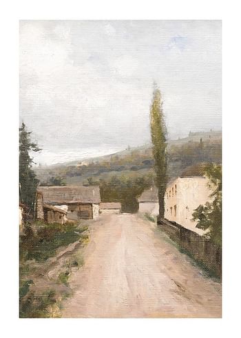 Poster From The West Slovak Village By Felicián Moczik