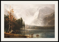 Estes Park Colorado Whyte's Lake By Albert Bierstadt-4