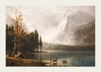 Estes Park Colorado Whyte's Lake By Albert Bierstadt-5