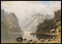 Western Landscape By Albert Bierstadt-8