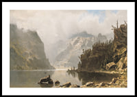 Western Landscape By Albert Bierstadt-2