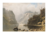 Western Landscape By Albert Bierstadt-3
