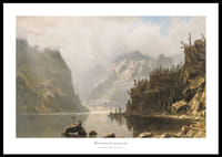 Western Landscape By Albert Bierstadt-0