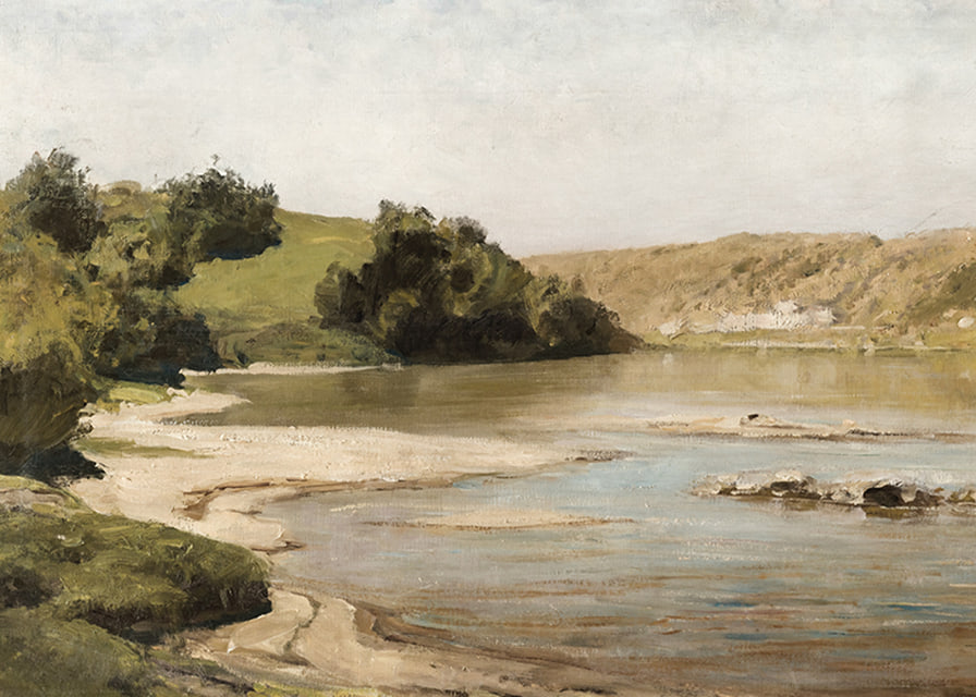 Oka River By Vasily Polenov-12