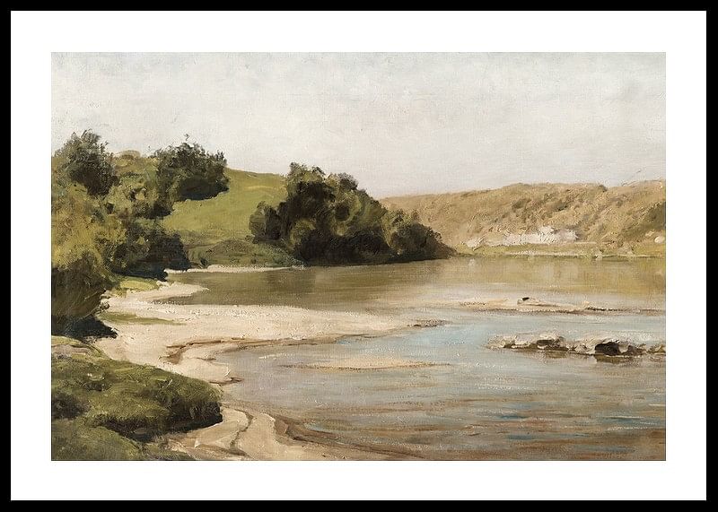 Oka River By Vasily Polenov-12