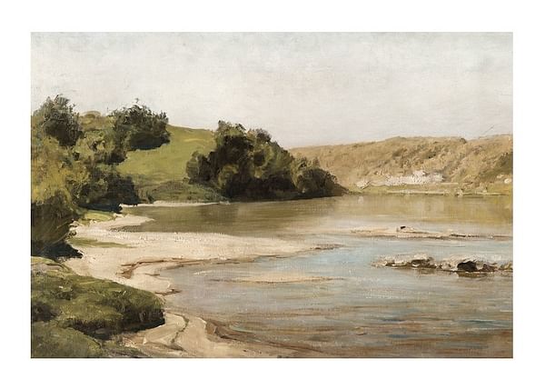 Plagát Oka River By Vasily Polenov