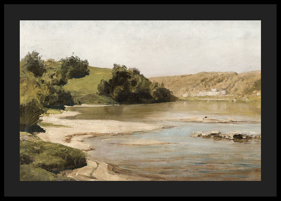 Oka River By Vasily Polenov-12