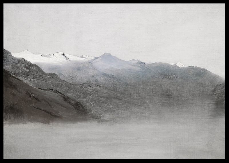 Das Gasteinertal Im Nebel By Anton Romako-12