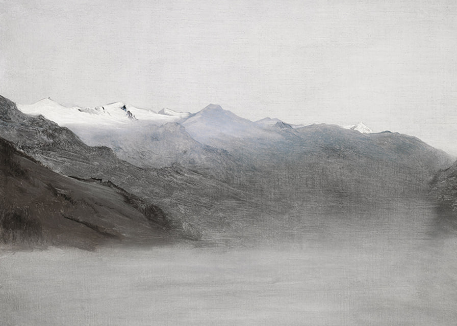 Das Gasteinertal Im Nebel By Anton Romako-12
