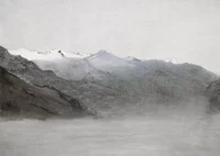 Das Gasteinertal Im Nebel By Anton Romako-9