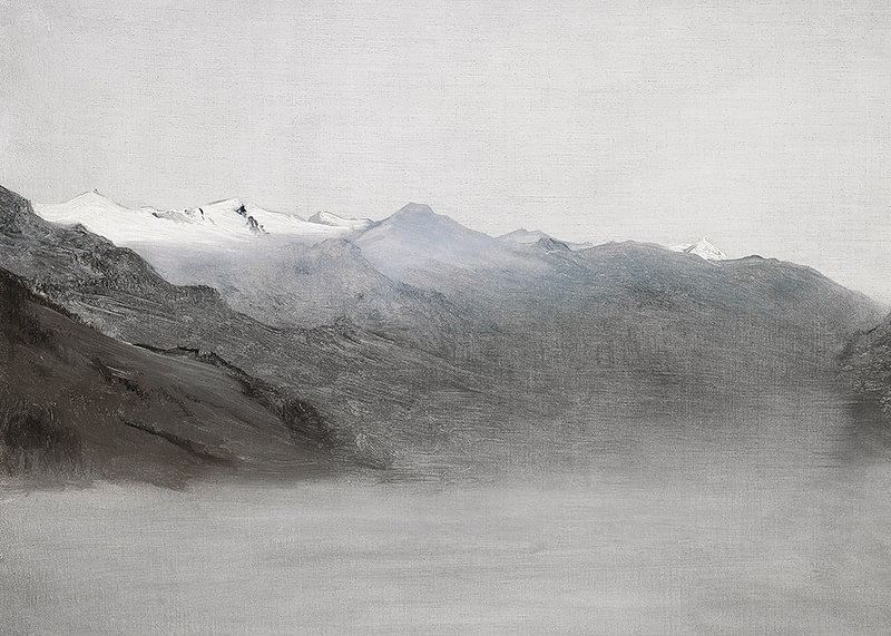 Das Gasteinertal Im Nebel By Anton Romako-12