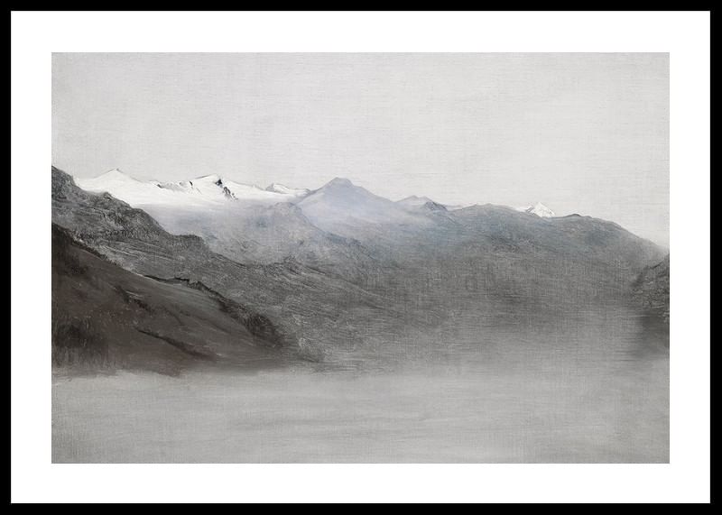Das Gasteinertal Im Nebel By Anton Romako-12