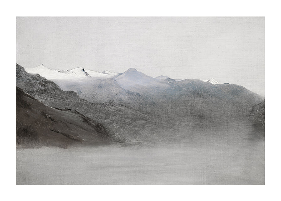 Das Gasteinertal Im Nebel By Anton Romako-12
