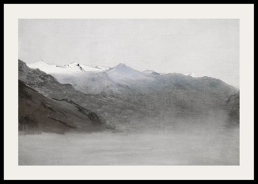 Das Gasteinertal Im Nebel By Anton Romako-12