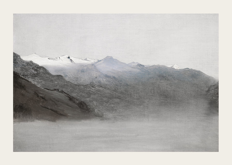 Das Gasteinertal Im Nebel By Anton Romako-12