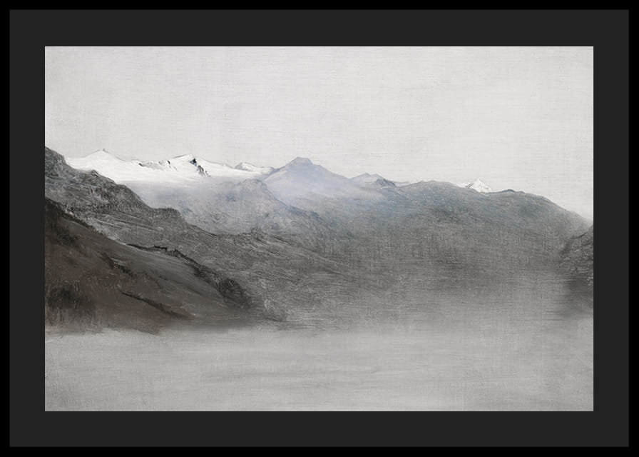 Das Gasteinertal Im Nebel By Anton Romako-12