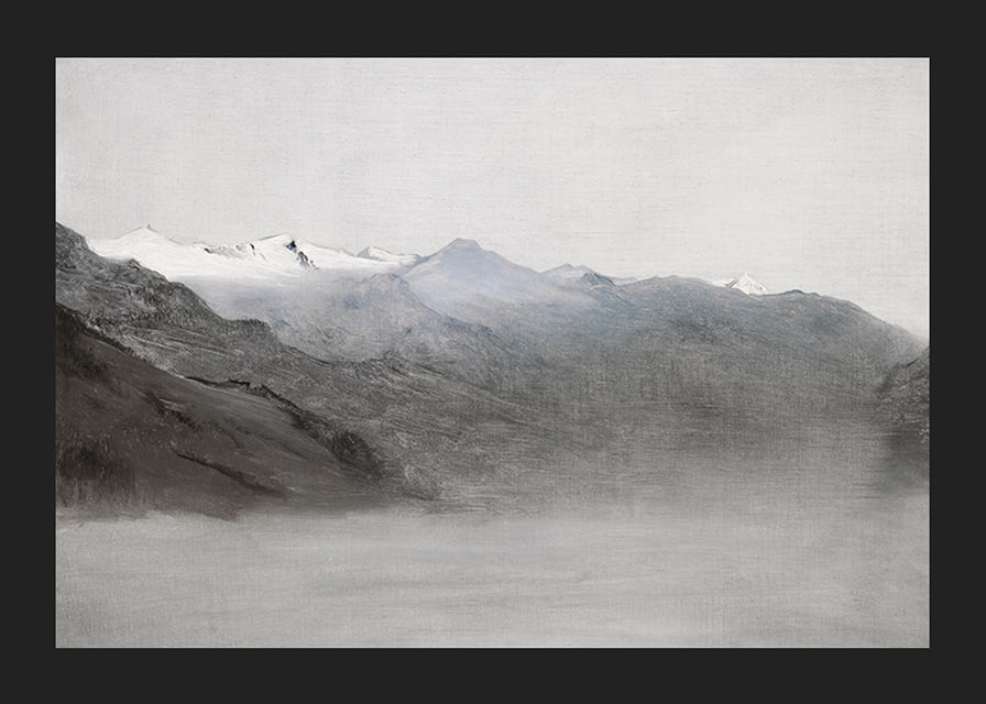 Das Gasteinertal Im Nebel By Anton Romako-12