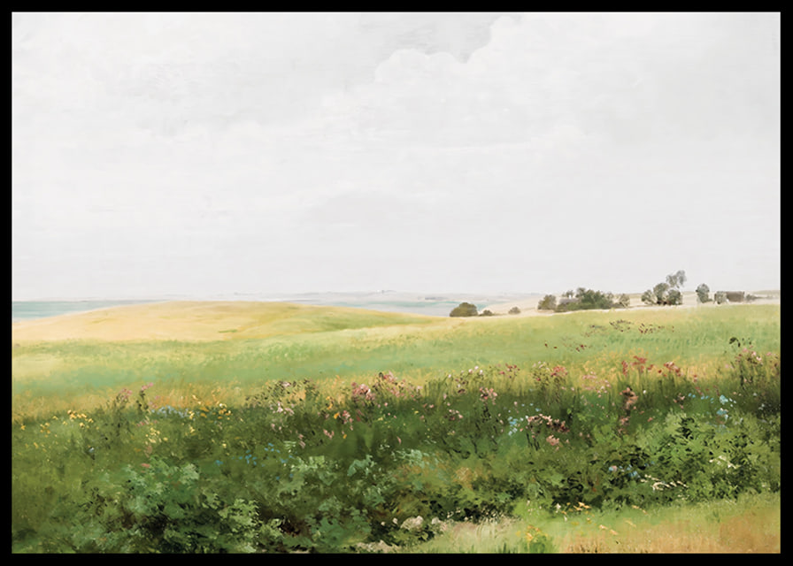 Sommerlandskab Med Bølgende Marker By Carl Frederik Aagaard-12