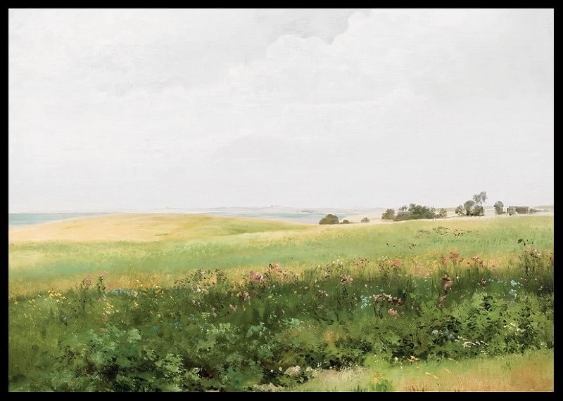 Sommerlandskab Med Bølgende Marker By Carl Frederik Aagaard-12