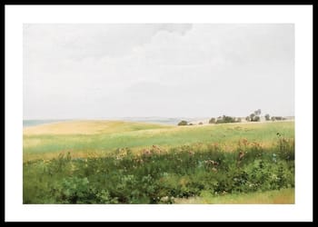 Poster Sommerlandskab Med Bølgende Marker By Carl Frederik Aagaard