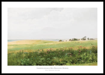 Póster Sommerlandskab Med Bølgende Marker By Carl Frederik Aagaard