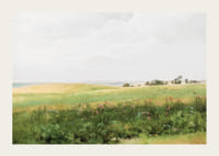 Sommerlandskab Med Bølgende Marker By Carl Frederik Aagaard-5