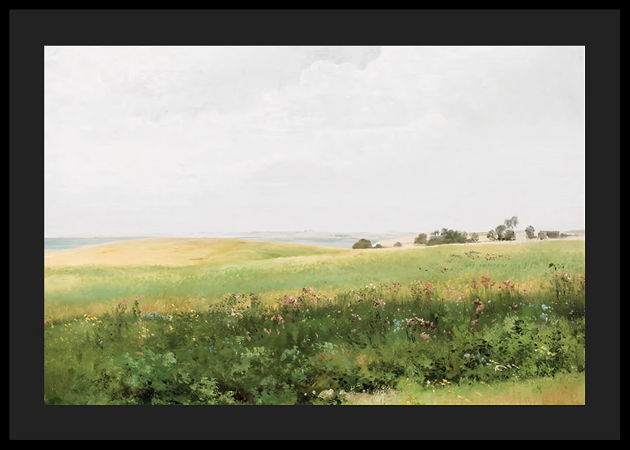 Sommerlandskab Med Bølgende Marker By Carl Frederik Aagaard-12