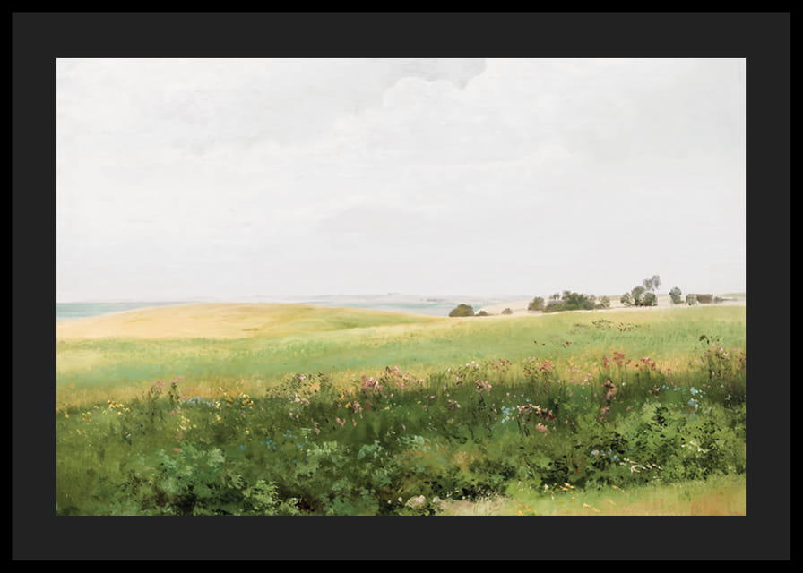 Sommerlandskab Med Bølgende Marker By Carl Frederik Aagaard-12