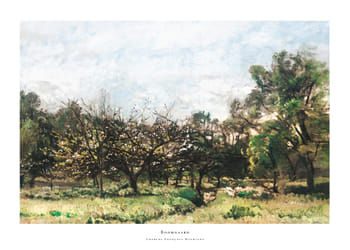 Poster Boomgaard By Charles-François Daubigny