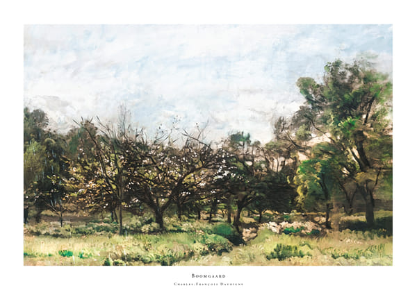 Plakatas Boomgaard By Charles-François Daubigny