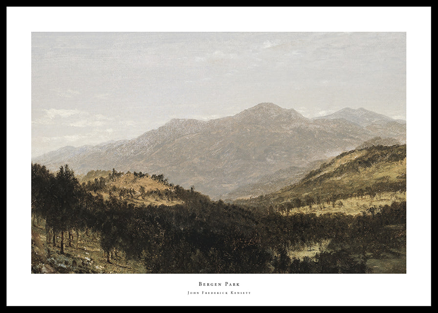 Bergen Park By John Frederick Kensett-12