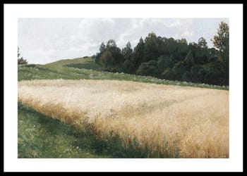 Poster Das Haferfeld By Adolf Kaufmann
