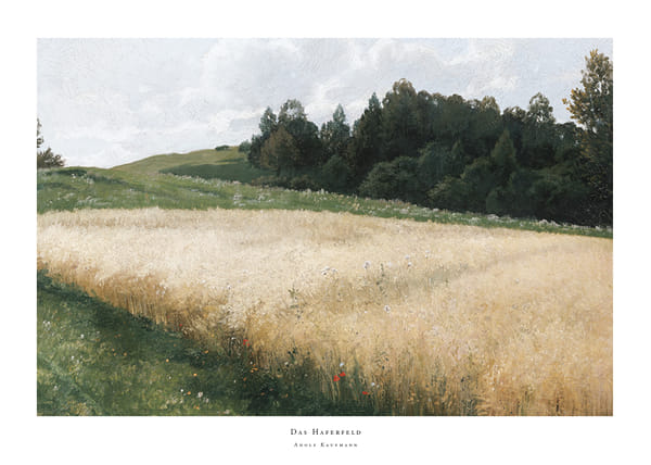 Plakatas Das Haferfeld By Adolf Kaufmann