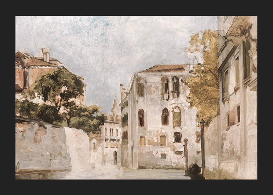 Vue De Venise By Arnold Scheffer-12