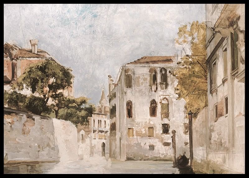 Vue De Venise By Arnold Scheffer-12
