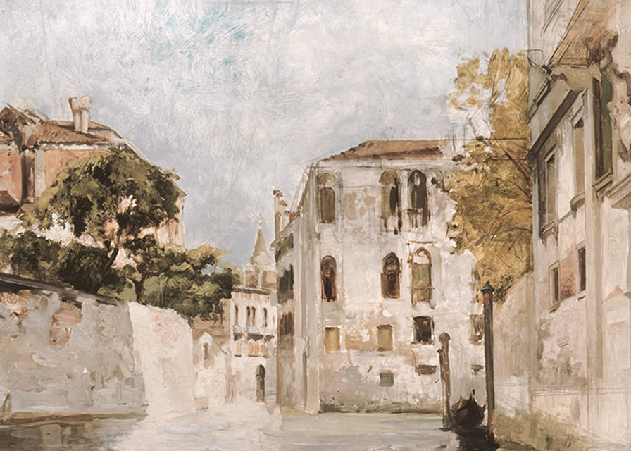 Vue De Venise By Arnold Scheffer-12