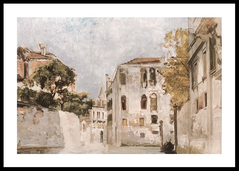 Vue De Venise By Arnold Scheffer-12