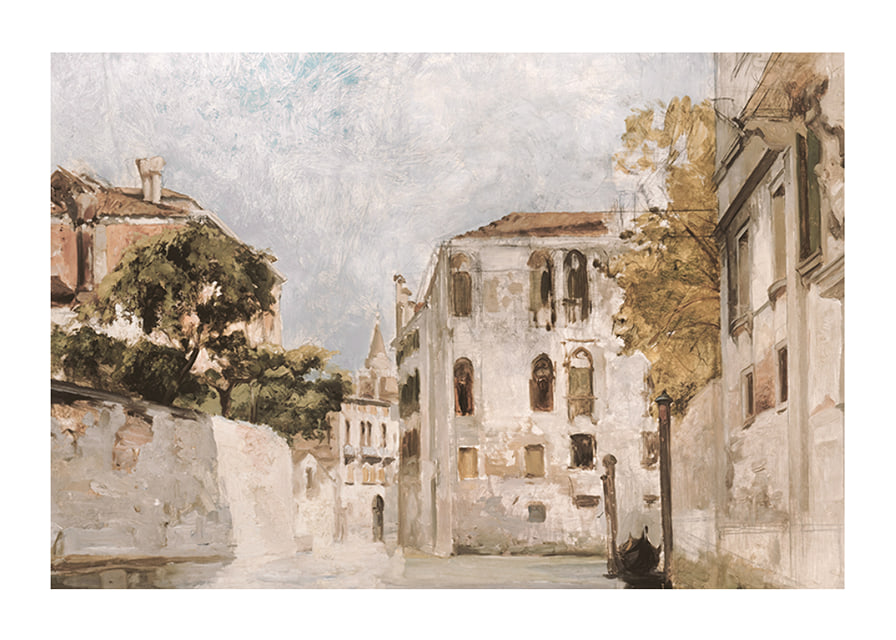 Vue De Venise By Arnold Scheffer-12
