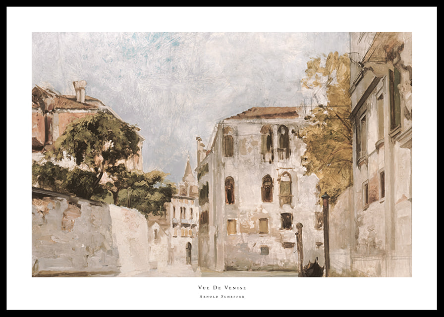 Vue De Venise By Arnold Scheffer-12