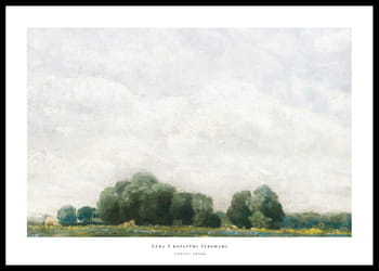 Poster Lúka S košatými Stromami By Ľudovít Čordák