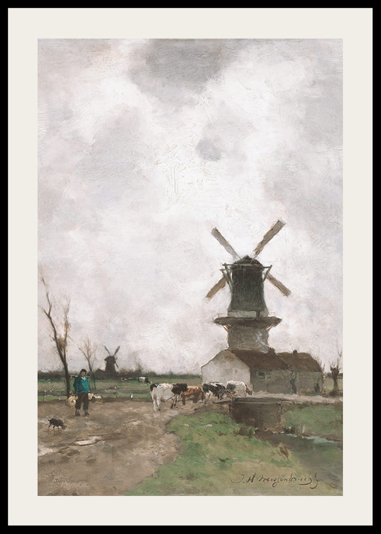 De Molen By Jan Hendrik Weissenbruch-12