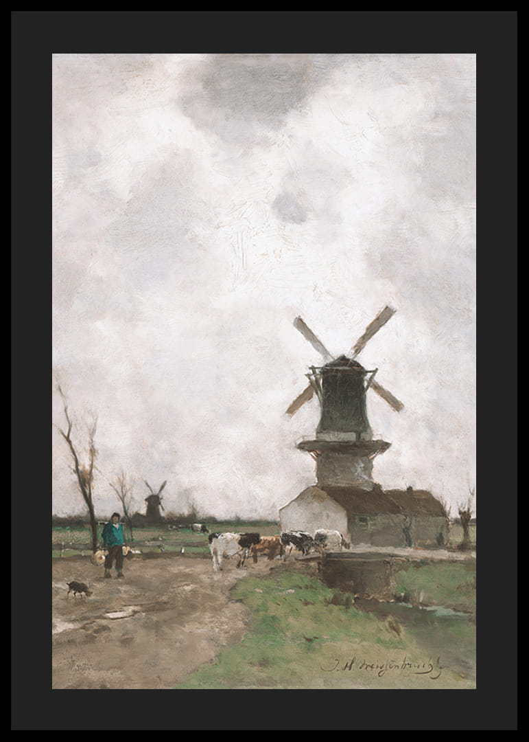 De Molen By Jan Hendrik Weissenbruch-12