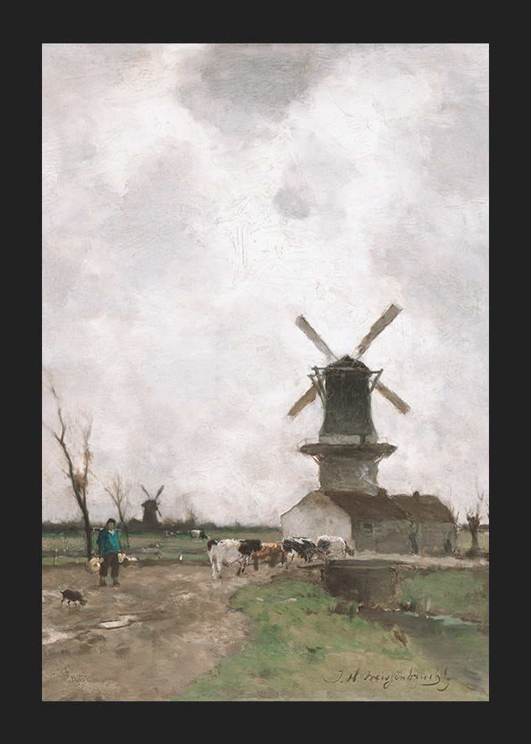De Molen By Jan Hendrik Weissenbruch-12