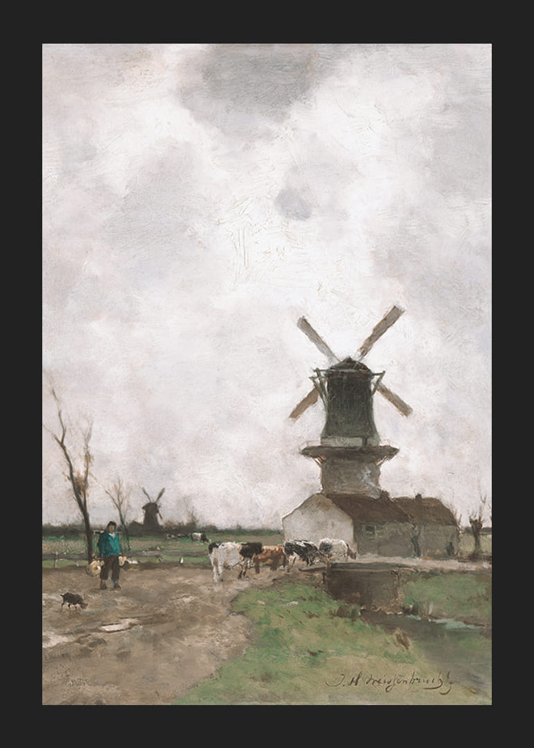 De Molen By Jan Hendrik Weissenbruch-12
