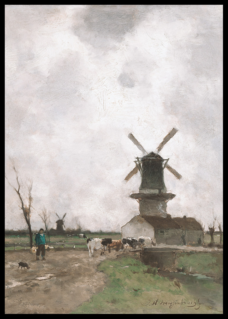 De Molen By Jan Hendrik Weissenbruch-12